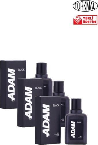 Adam Parfüm Black Edt 55 Ml X 3 Adet