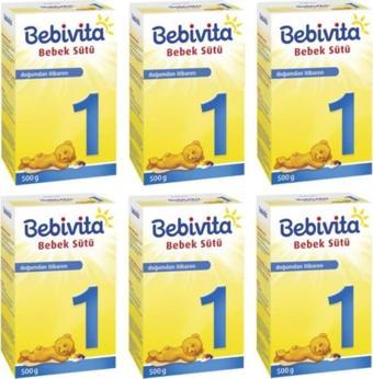 Bebivita Bebıvıta 1 Bebek Sütü 500 Gr 6 Adet Bbv - Tr111806