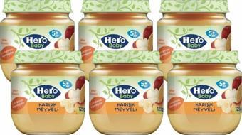 Hero Baby Karışık Meyveli Kavanoz Maması 125 Gr X 6 Adet