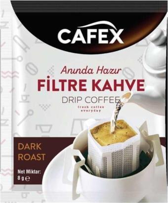 Cafex Filtre Kahve Tek Içimlik Medium Roast 10 Adet