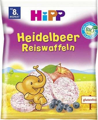 Hipp Organik Yaban Mersinli Pirinçli Gofret 35 Gr