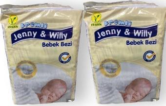 Jenny & Willy Bebek Bezi Yeni Doğan 2 - 5 Kg Ekonomi Paketi 2 Paket 80 Adet