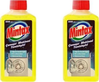 Mintax Çamaşır Makinesi Temizleyici 250 Ml X2