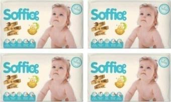 Soffio 3 Numara 34X4=136 Adet Bebek Bezi 5 - 9 Kg