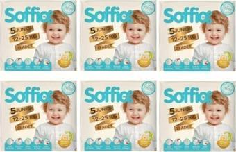 Soffio 5 Junior 12 - 25 Kg 23X6=138 Adet Bebek Bezi Avantaj Paketi