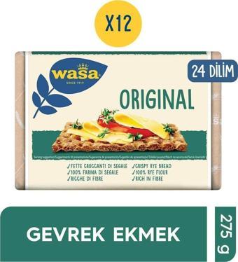 Wasa Sade Gevrek Ekmek (Crispbread Original) 275 Gr X 12 Adet