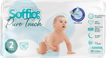 Soffio Pure Touch Bebek Bezi Islaklık Göstergeli No:2 42 Adet