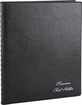 KARTVİZİT ALBÜMÜ 8 SIRALI 320 KARTLIK 23X26,5 CM