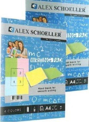 Alex Schoeller A Şöller A4 Bloknot Kareli