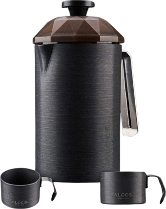 Alocs French Press Paslanmaz Çelik French Press 600 ml