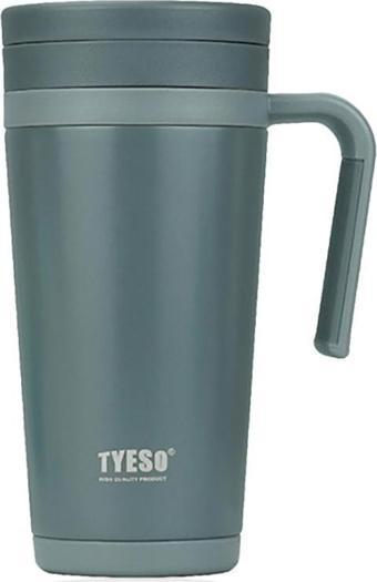 Tyeso Business Mug Vakumlu Çay Demleme Ve Kahve Bardağı 500 ML (Füme)