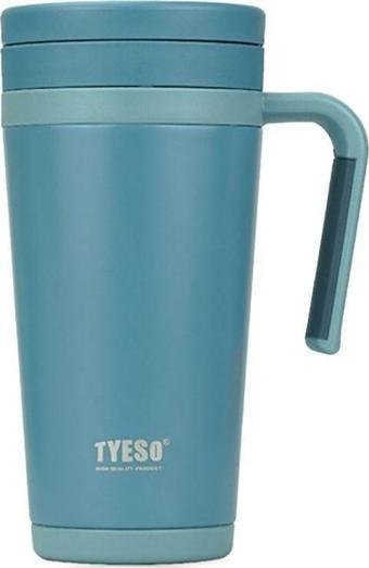 Tyeso Business Mug Vakumlu Çay Demleme Ve Kahve Bardağı 500 ML Mavi