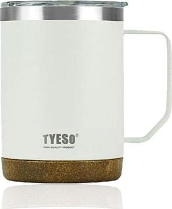Tyeso Termos Venus Mug Vaku Mlu Paslanmaz Çelik Termal Kapaklı 530 Ml Beyaz
