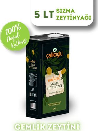 Çalıkoğlu Naturel Sızma Zeytinyağı 5 Litre