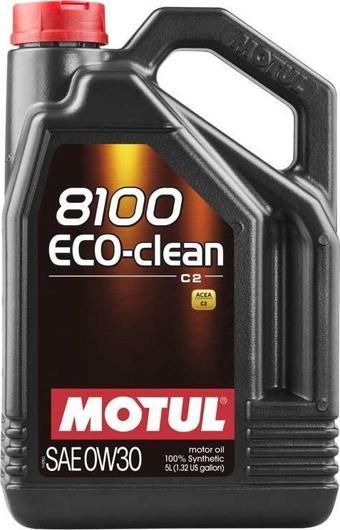 Motul 8100 Eco-Clean C2 0W-30 Tam Sentetik Motor Yağı 5 L