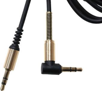 Tek-İş Aux Stereo Ses Aktarım Kablosu 3.5mm Jak Erkek Erkek L Tipi 1.5 Metre