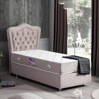 Setay Camelli Tek Kişilik Baza Başlık Deluxe Yatak Seti