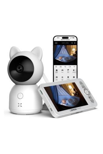 Xenon Smart Akıllı Bebek Kamerası 5" inç Monitör Mobil Eş Zamanlı Çoklu İzleme Sesli İletişim Baby Camera X7202