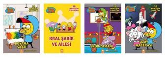 Kral Şakir Boyama Seti-4 Kitap Takım - Kolektif  - Eksik Parça Yayınları