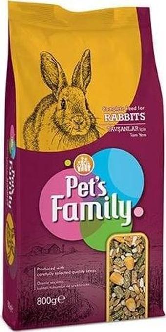 Pets Family Kemirgen Tavşan Yemi 800 gr