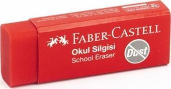 Faber-Castell Büyük Kırmızı Okul Silgisi 6 lı