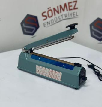 SÖNMEZ Fs-200  20 Cm Metal Gövde Naylon Poşet Ağzı Kapatma Yapıştırma Makinesi