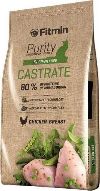 Fitmin Purity Castrate Taze Tavuk Etli Kısırlaştırılmış Kedi Maması 10 Kg