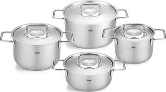 Fissler Pure Collection 8 Parça Metal Kapak Çelik Tencere Seti