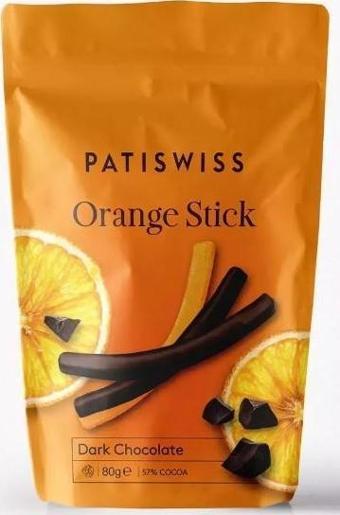 Patiswiss Bitter Çikolatalı Portakal Çubukları