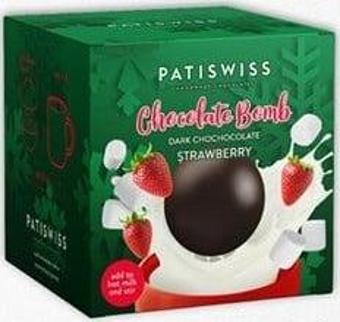 Patiswiss Chocolate Bomb Çilekli Bitter Çikolata