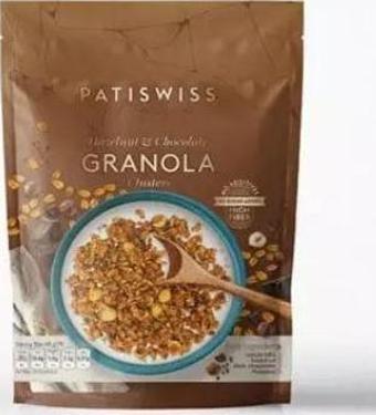 Patiswiss Kakao Nibli,Fındıklı,Çikolatalı Granola Doypack 200 g