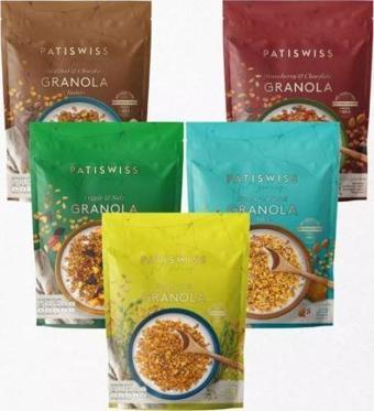 Patiswiss Karışık Granola Set 5 Adet