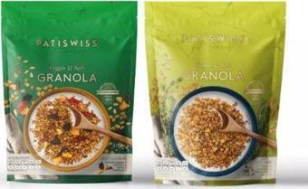 Patiswiss Kekikli Tuzlu ve Sebzeli Tuzlu Granola Set 600g