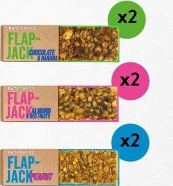 Patiswiss Şeker İlavesiz Granola Bar Set 6 Adet