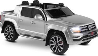 BABYHOPE 441 QUATTRO 4X4 24V KUMANDALI AKÜLÜ ARABA METALİK GRİ BOYALI