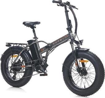 CORELLİ VONIQ FAT BIKE ELEKTRİKLİ KATLANIR BİSİKLET  42CM MD 20 JANT 8 VİTES GRİ