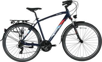 BİSAN TRX 8100 CITY ERKEK ŞEHİR BİSİKLETİ 56CM V 28 JANT 21 VİTES LACİVERT YEŞİL BEYAZ