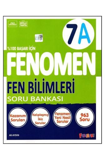 Fenomen 7. Sınıf Fen Bilimleri Soru Bankası (A) - Okyanus Eğitim