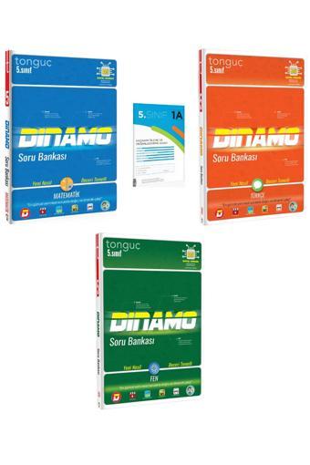 5. Sınıf Dinamo Türkçe-Fen Bilimleri Ve Matematik Soru Bankası (3 Kitap+ 1 Deneme) - Tonguç Yayınları