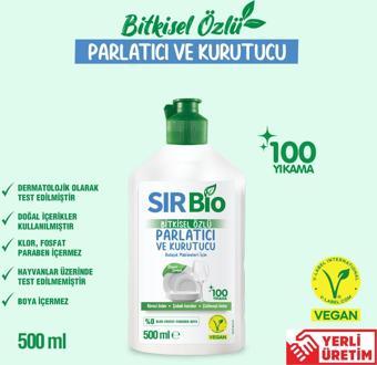 Sır Bio Bitkisel Özlü Bulaşık Makinesi Parlatıcı & Kurutucu 500 ml