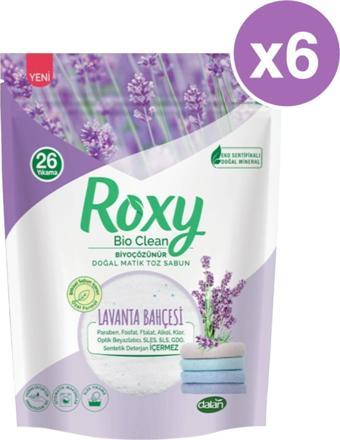 Dalan Roxy Bio Clean Lavanta Bahçesi Toz Sabun 800 Gr (26 Yıkama) X 6 Adet