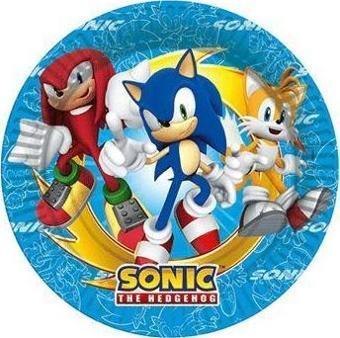 Sonic Lisanslı Tabak 23 cm 8 Adet