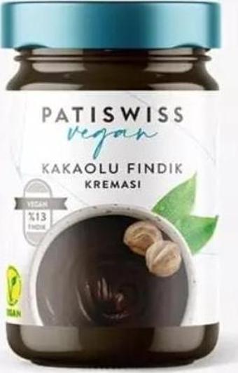 Patiswiss Vegan Kakaolu Fındık Kreması 330g