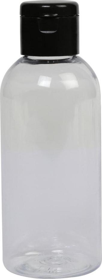 Makrobay 100 Ml - Siyah - Fliptop Kapaklı -Dezanfektan - Kolonya - Likit - 10 Adet