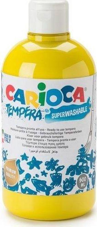 Carioca Süper Yıkanabilir 500 ml Sarı Guaj Boya