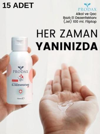 Prodax Jel El Dezenfektanı 100Ml (15 Adet)