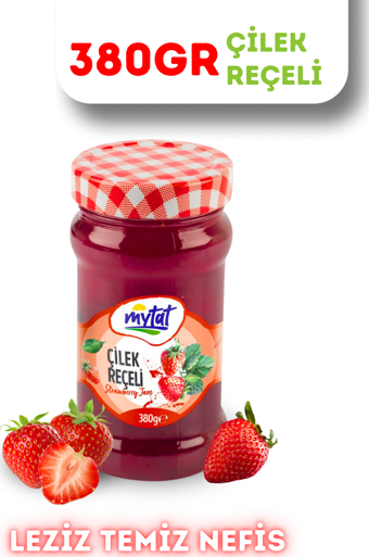 Mytat Geleneksel Çilek Reçeli 380 gr (Cam Kavanoz)