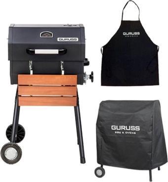 Guruss Cg-050 Kömürlü Barbekü Mangal + Önlük + Kılıf