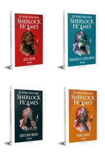 Sherlock Holmes Serisi Seti - 4 Kitap Takım - Sir Arthur Conan Doyle - Bilgetoy