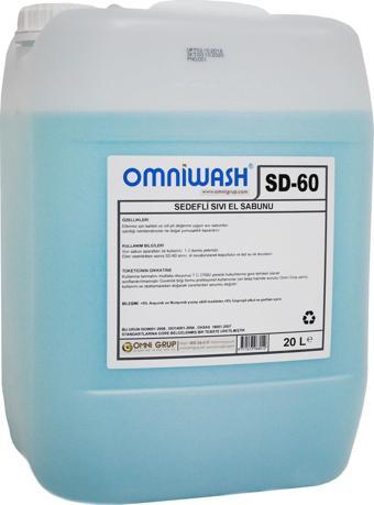 Omniwash SD-60 20 Litre Sıvı El Sabunu Nemlendiricili 